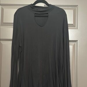 Chic Black Long Sleeve Top